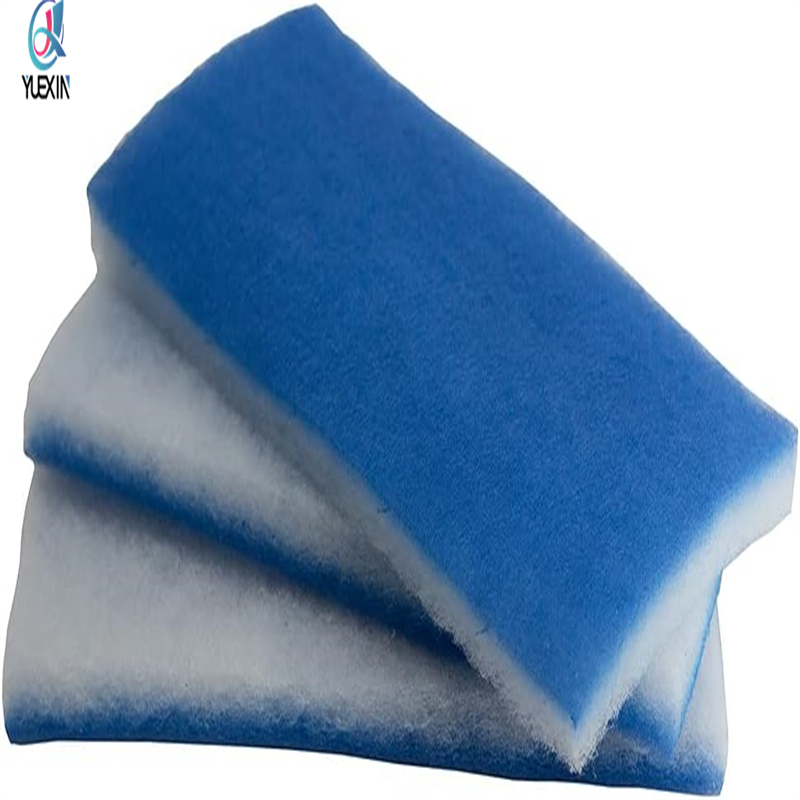 Almohadillas filtrantes azules y blancas de alta calidad de 120 g para sistemas de ventilación