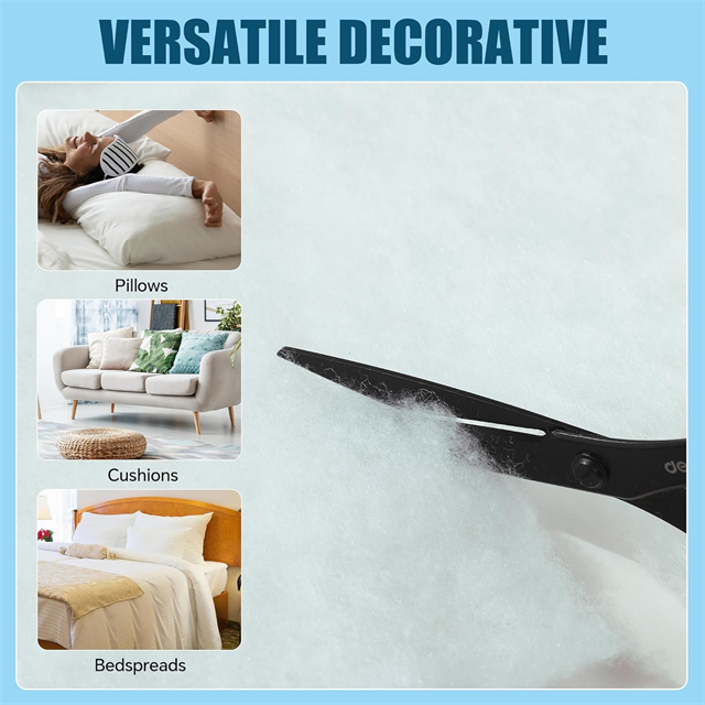 Sofá de colchoneta de estilo alfombra envuelta en rollo de bateo de poliéster de espuma de 1 pulgada de grosor