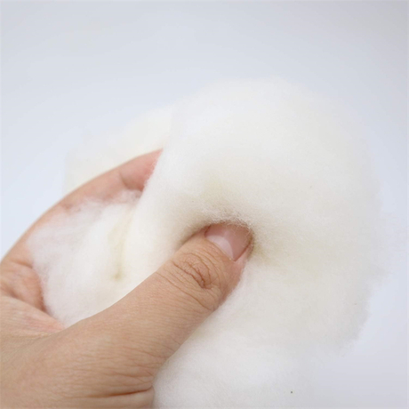  Relleno de fibra de algodón orgánico natural para peluches, juguetes, almohadas 