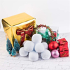 Bolas de nieve artificiales divertidas en invierno - 5 cm juguetes de nieve en interiores realistas