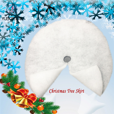 Manta de nieve antiestática redonda para Navidad