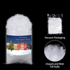 Softativa de algodón de nieve artificial perfecta para pueblos navideños Mantelas exhibiciones navideñas