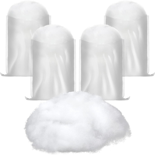 Luxurious Soft Polyester Snow Fluff para la decoración navideña