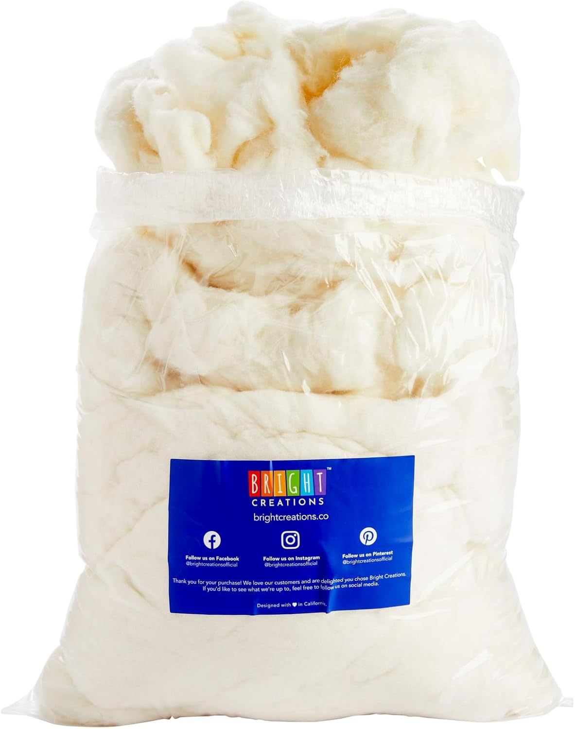 Relleno c blanco natural 16 Oz - Relleno premium para manualidades y fieltro