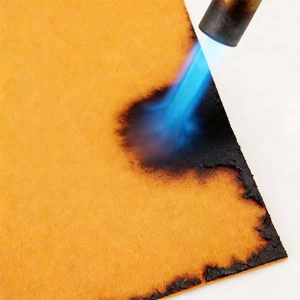 UL94 V-0 P84 Fieltro perforado con aguja de poliimida ignífugo 260C Tela no tejida resistente al calor para aislamiento y protección a altas temperaturas