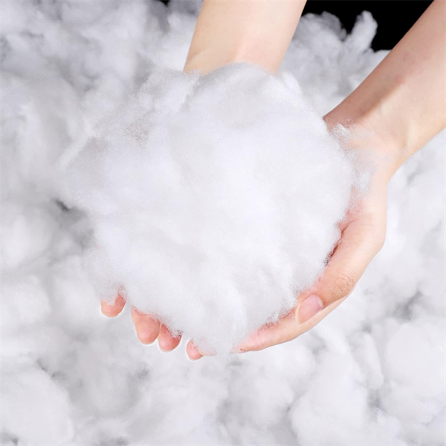 Luxurious Soft Polyester Snow Fluff para la decoración navideña
