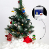 Fluff de nieve de poliéster suave para la decoración navideña