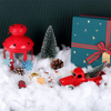 Softativa de algodón de nieve artificial perfecta para pueblos navideños Mantelas exhibiciones navideñas