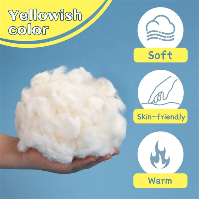Ecopure Cotton Fiber Relleno para decoración del hogar ecológica