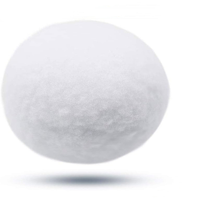 Las bolas de nieve de algodón artificial son perfectas para juegos interiores y decoraciones navideñas