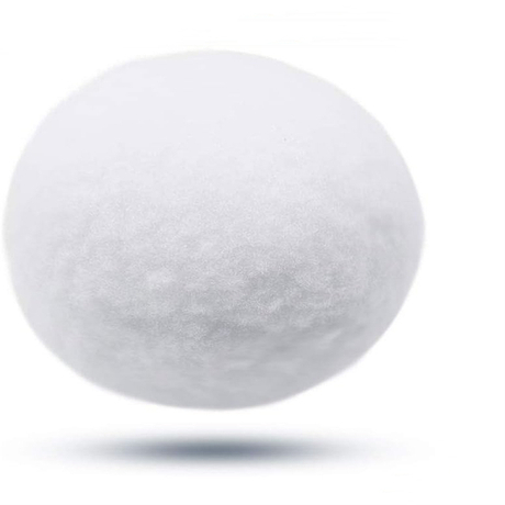 Bolas de nieve de algodón artificial ideal para juego interior y decoración navideña