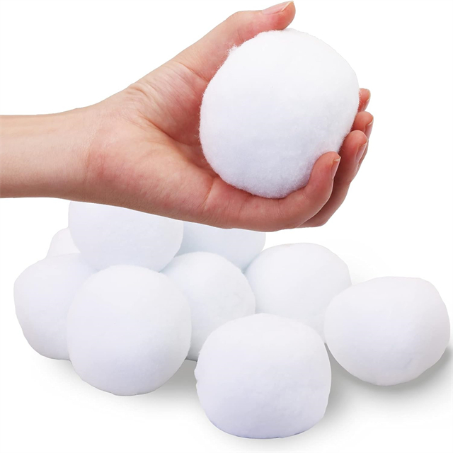 Bolas de nieve suaves de 3 pulgadas para niños para juegos interiores/al aire libre de 20