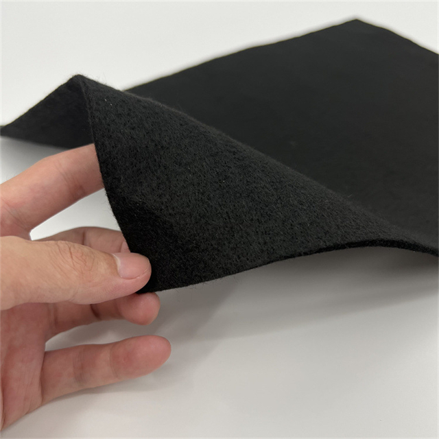 Fieltro negro resistente a la llama de alto rendimiento para interiores de automóviles