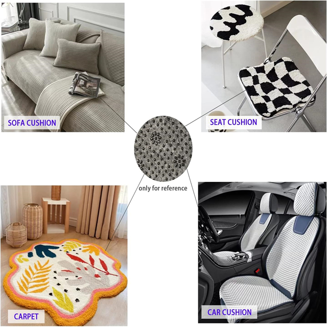 Siente la alfombra debajo del borde 9