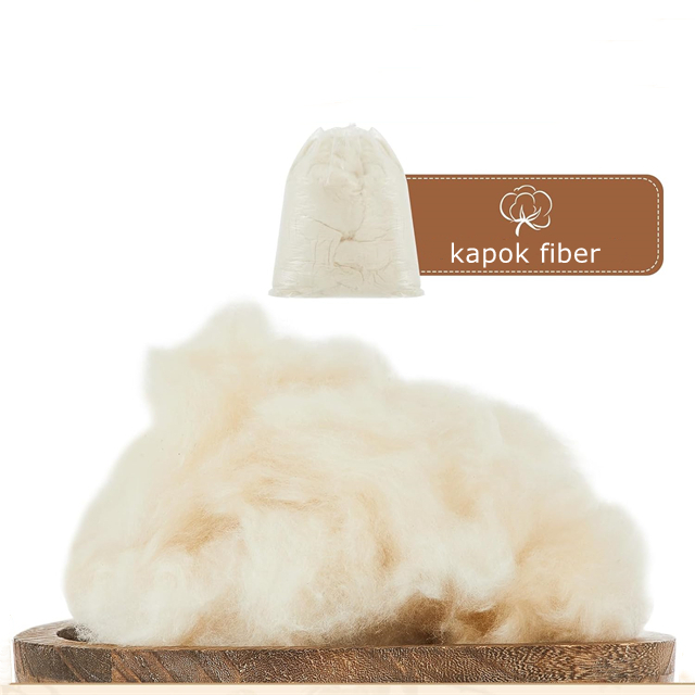100% Kapok Fiber Relleno orgánico para almohadas de relleno COUCHAS DE COUCHOS Sofas Muñecas Catsples Camas de mascotas y más