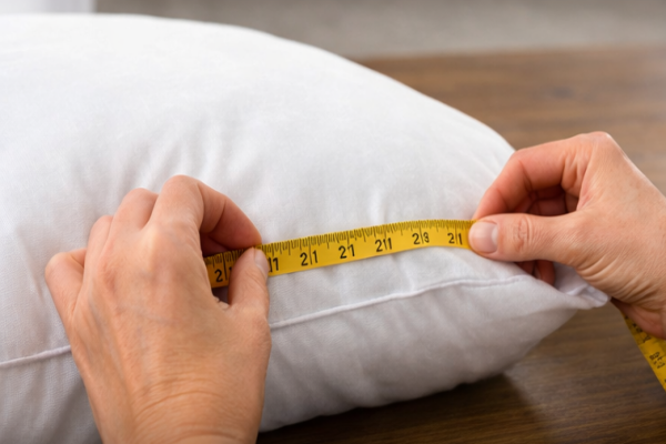 Cómo medir el relleno de una almohada