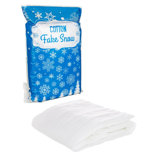 Manta de Navidad esponjosa nieve artificial realista para decoración