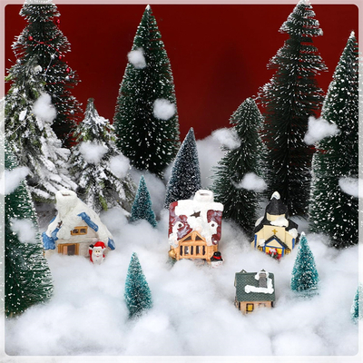 Decoración de nieve falsa de Navidad algodón como nieve interior esponjosa