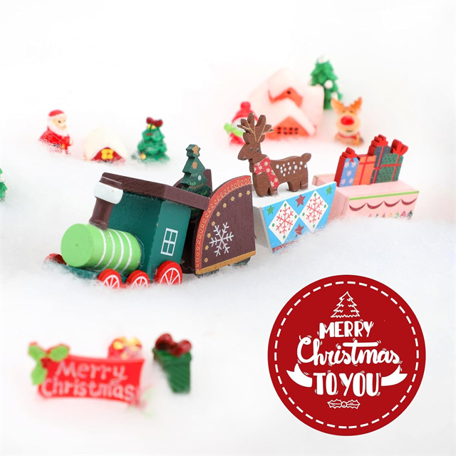 Manta de Navidad esponjosa nieve artificial realista para decoración