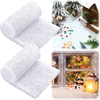 Rollo de manta de nieve falsa para la versión de brillo de la decoración interior del hogar y la fiesta