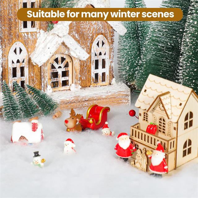 Decoraci&oacute;n de nieve de Navidad