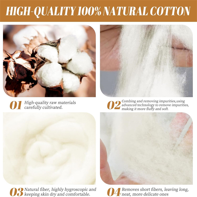 Ecopure Cotton Fiber Relleno para decoración del hogar ecológica