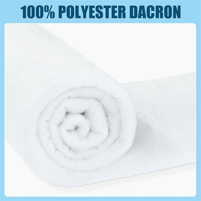 Sofá de colchoneta de estilo alfombra envuelta en rollo de bateo de poliéster de espuma de 1 pulgada de grosor