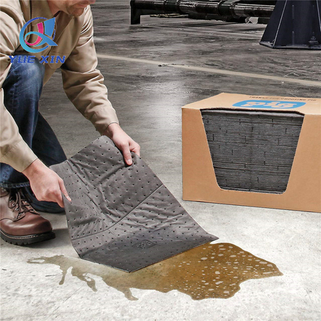 Almohadillas absorbentes de aceite lavables de polipropileno para uso industrial