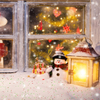 Rollo de manta de nieve falsa para la versión de brillo de la decoración interior del hogar y la fiesta