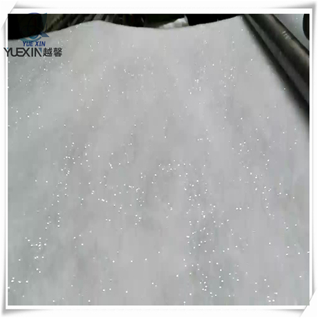 Manta de nieve ignífuga para Navidad con purpurina