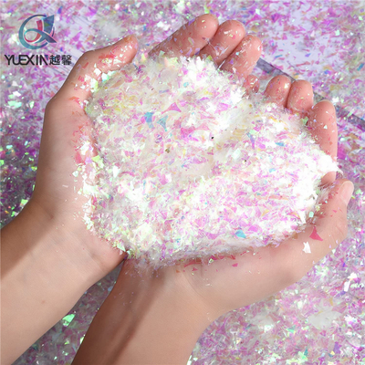 Nieve artificial en escamas personalizada para manualidades