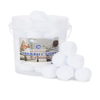 Bolas de nieve artificiales divertidas en invierno - 5 cm juguetes de nieve en interiores realistas