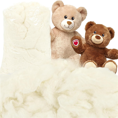  Relleno de fibra de algodón orgánico natural para peluches, juguetes, almohadas 