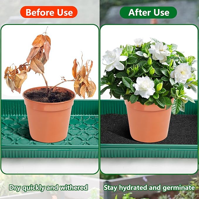 YUEXIN Sistema de riego automático de 110 x 25 pulgadas – Kit de bomba de riego interior inteligente para plantas de varias macetas