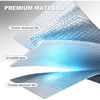 Rollo de aislamiento de papel de aluminio reflectante de doble burbuja, barrera radiante térmica Industrial para techo, ventana de garaje RV, venta al por mayor