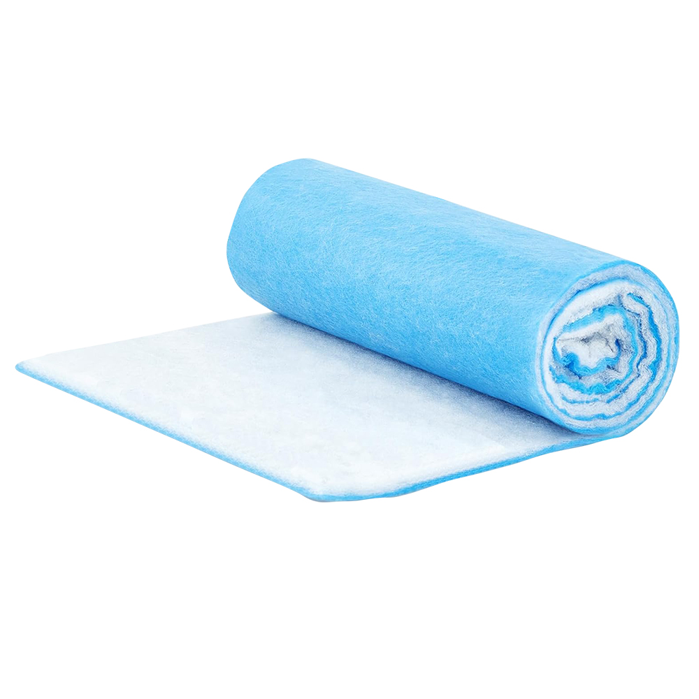 Filtro de poliéster de 25x120 pulgadas, filtro de ventilación cortado para adaptarse al material de filtración de aire, filtro de ventilación doméstico reutilizable MERV 8 de 3 capas