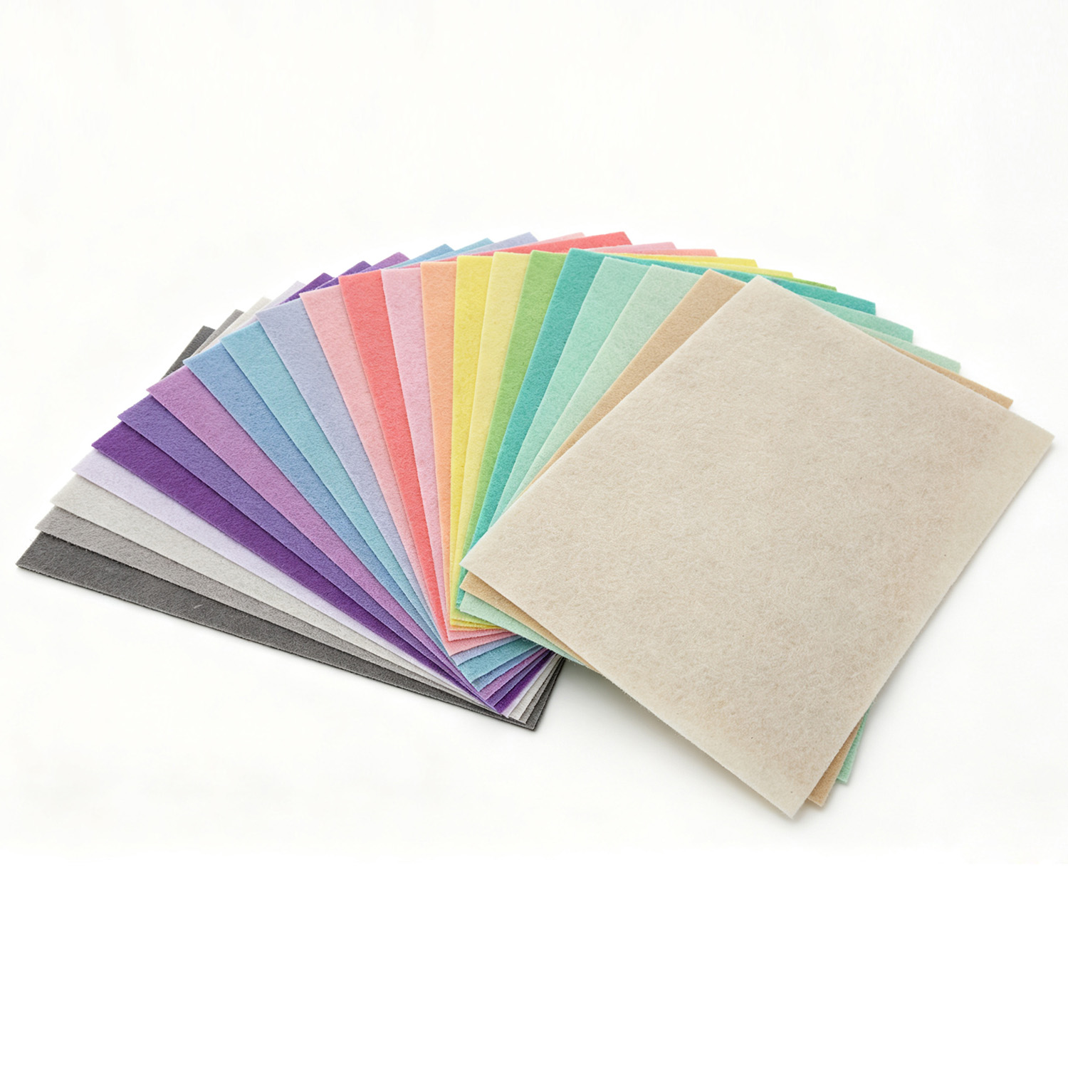 Hojas de fieltro perforadas con aguja dura de encargo de la tela del fieltro del poliéster del color del grueso